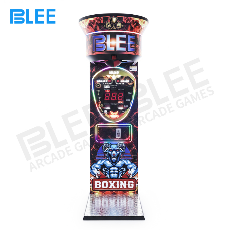 arcade boxing machine BLEE Boxing Machine full cabinet display