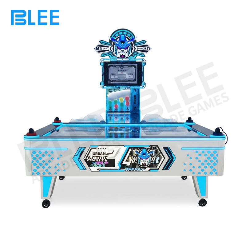 battle hockey system BLEE Mecha Hockey full cabinet with robotic design