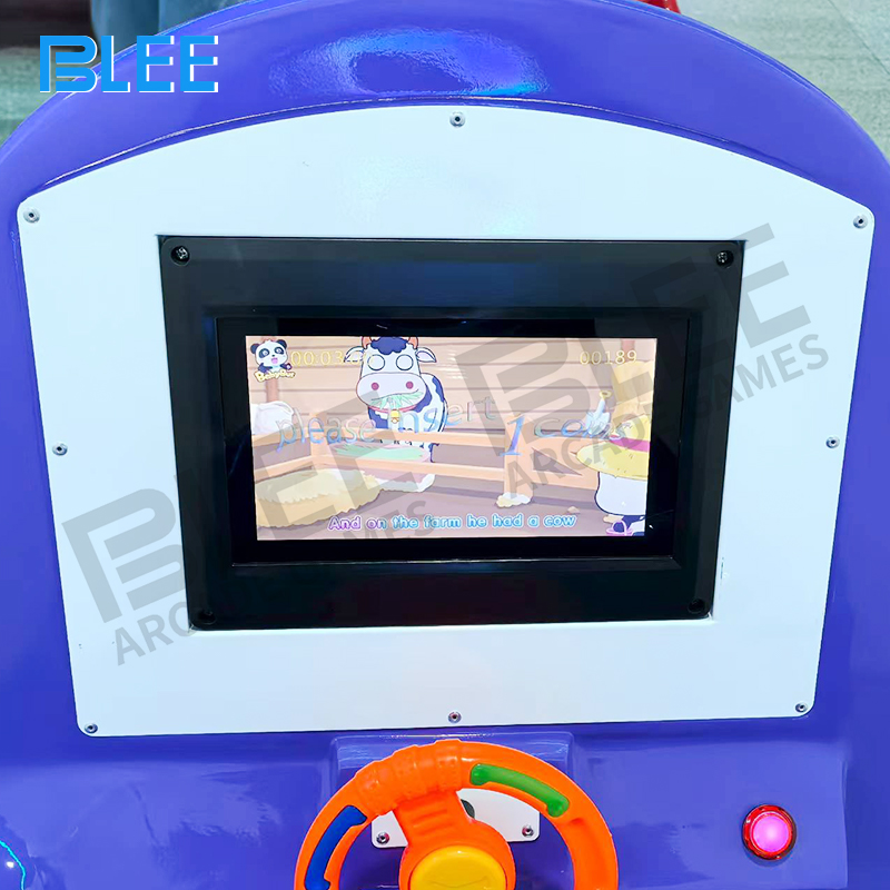 Blue themed amusement equipment in family entertainment center