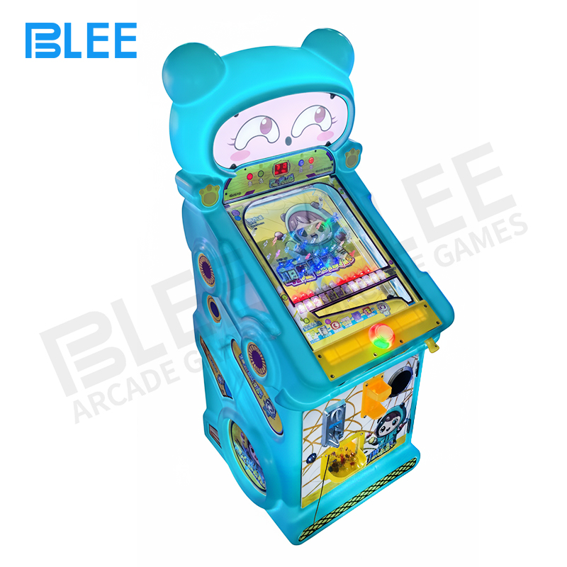 blue arcade equipment BLEE Cutie Marble Machine blue edition full view