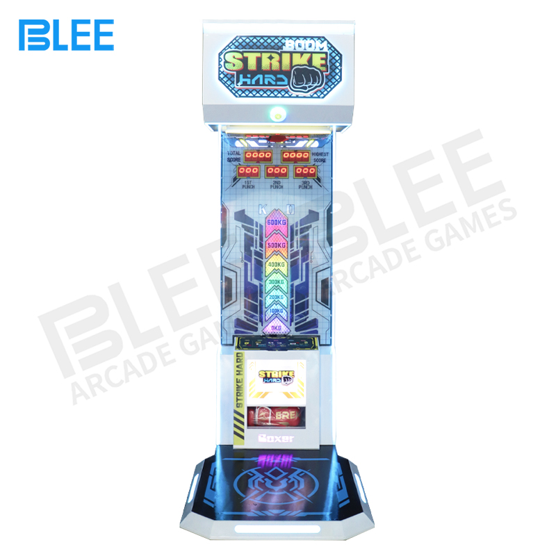 boxing arcade machine Multiple game mode selection interface
