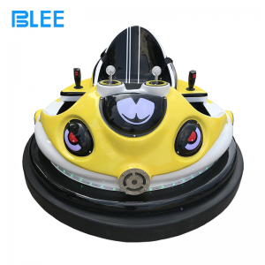 Close-up of bumper car rubber safety edges