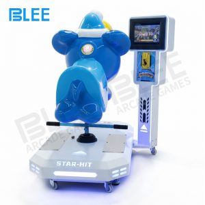 Multiple children riding BLEE elephant swing seats