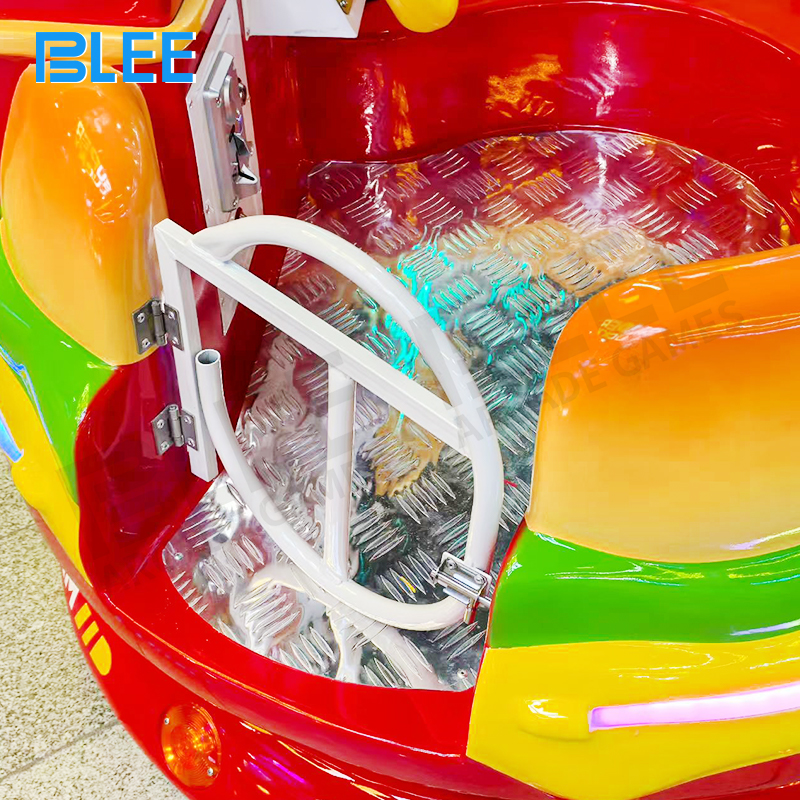 Children enjoying BLEE rotating amusement ride