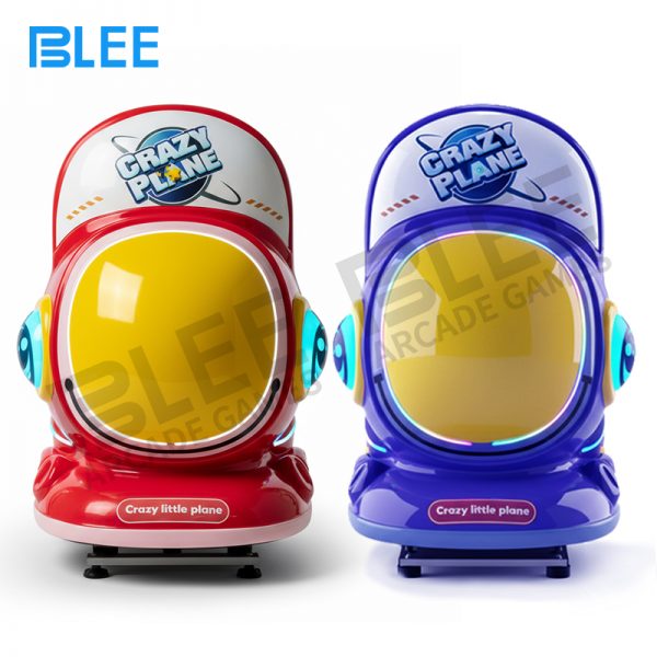 BLEE Crazy Small Airplane Blue Electric Kids Swing Ride for FEC ...