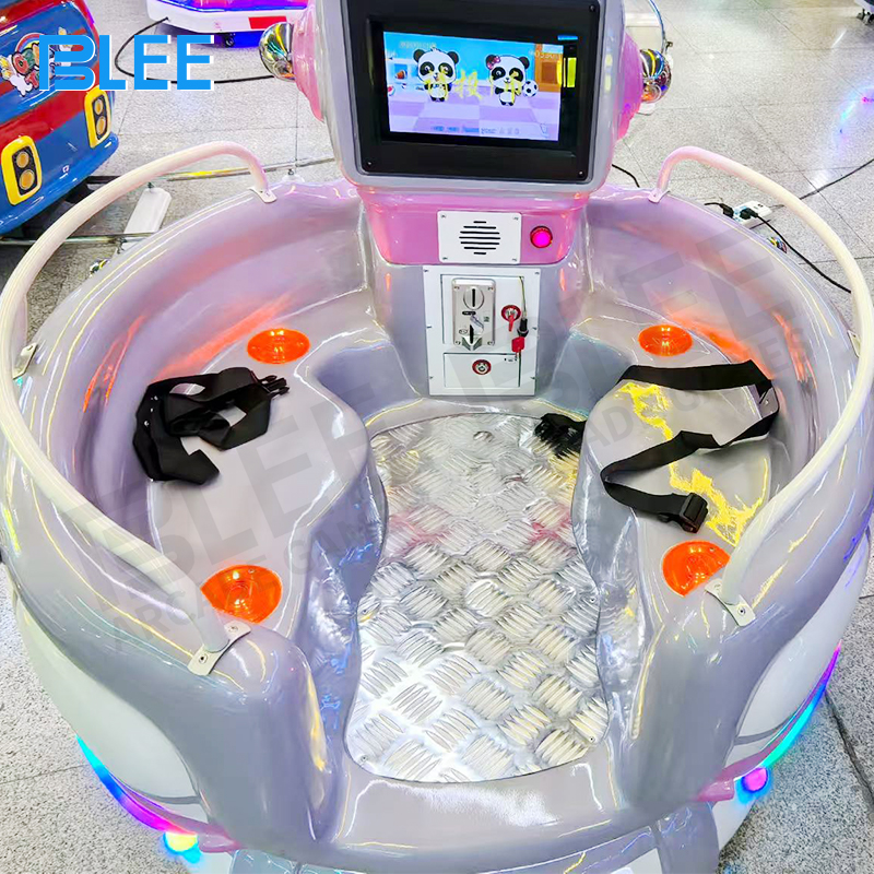 BLEE Space Bunny ride with cosmic LED lighting