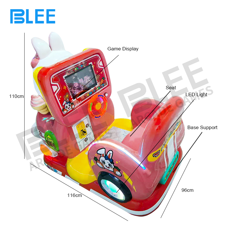 Children enjoying gentle rabbit swing experience