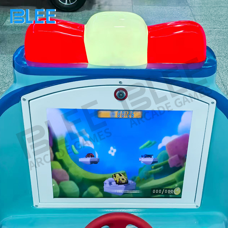 Close-up of police car design with warning light details