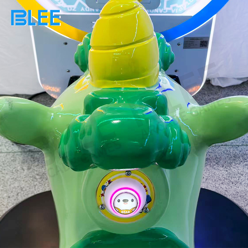 Close-up of candy pattern details on pony designs