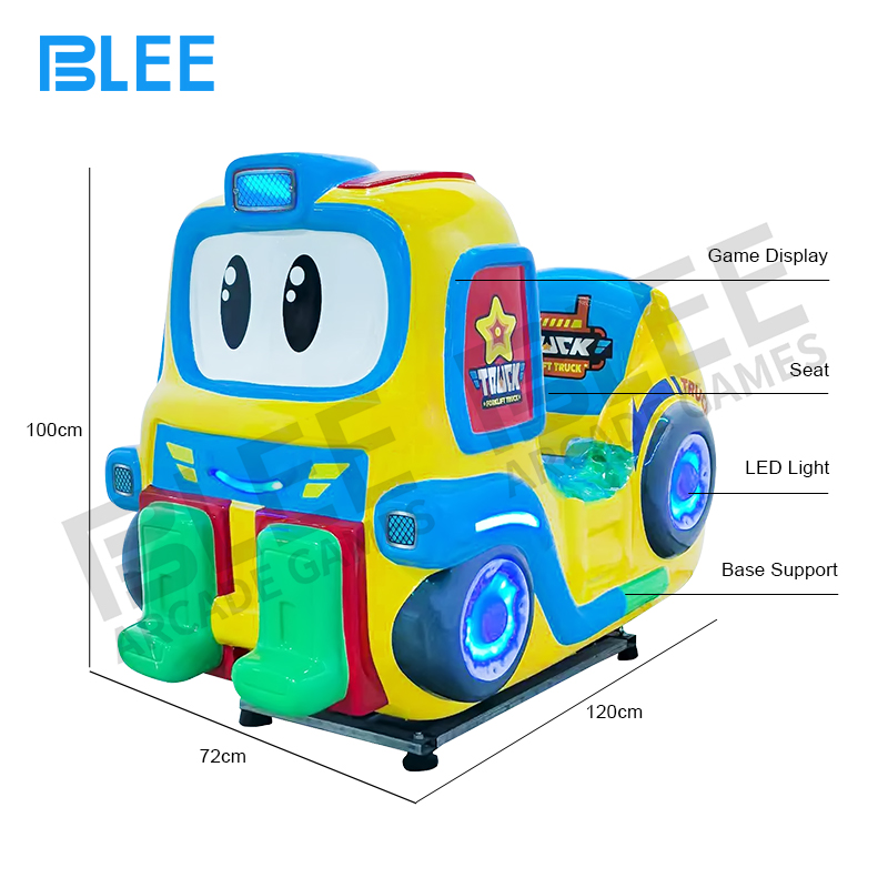 Forklift seat with safety barriers and industrial decals