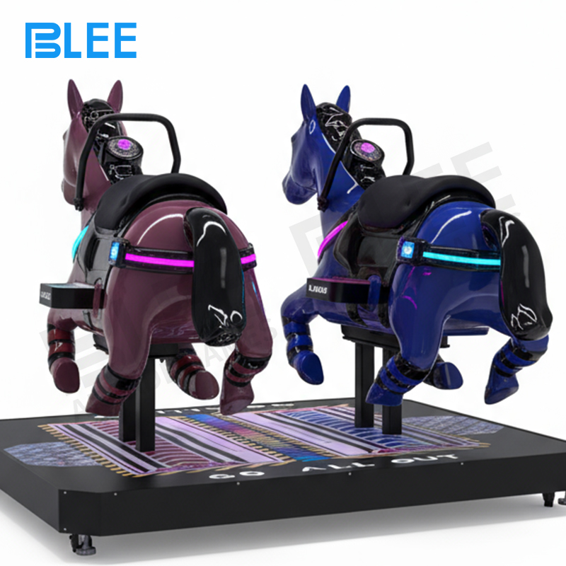 BLEE Gallop Duo horse racing simulator in operation