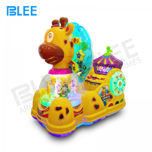 Multiple deer seats swinging in harmonious motion