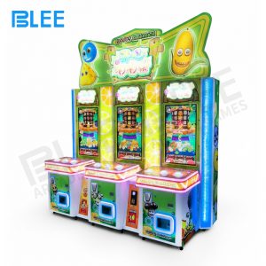 Colorful game interface on 32-inch display