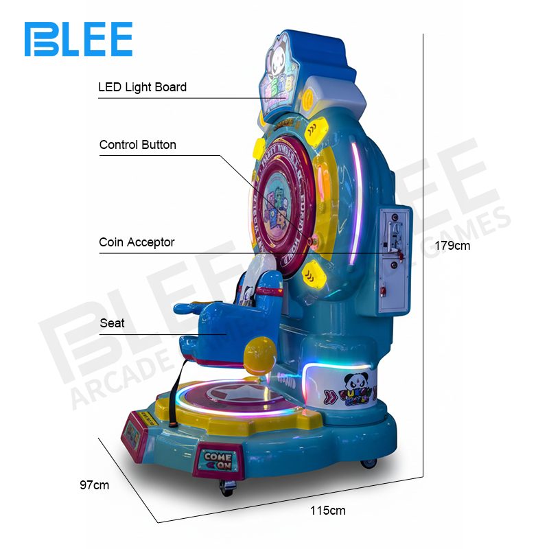 BLEE animal swing ride with LED lighting effects