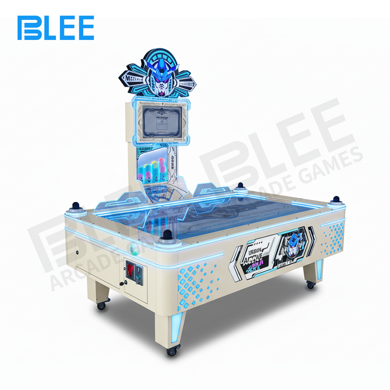 robotic arcade game Illuminated playfield with LED lighting effects