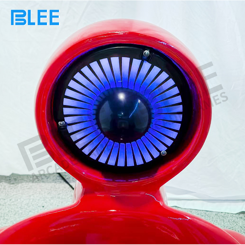 Multiple BLEE Crazy Small Airplane rides in an arcade setting