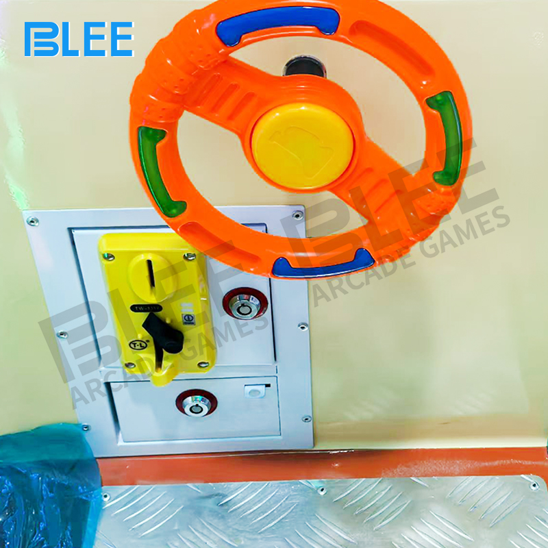 Warm amber LED lighting during operation