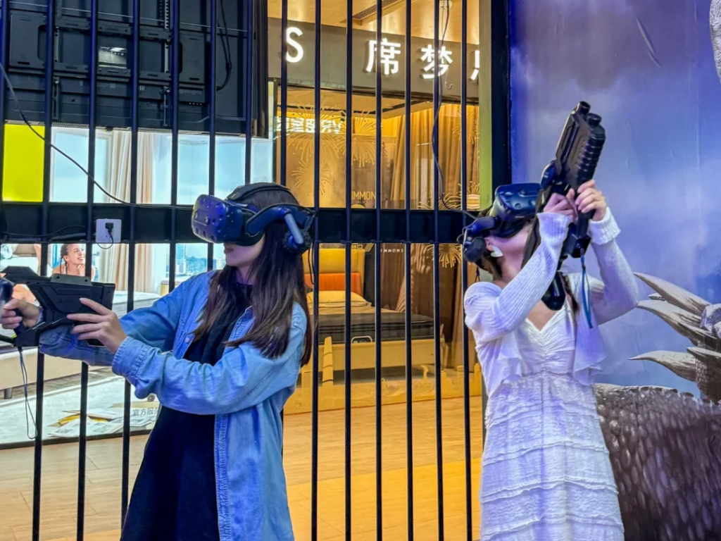 arcade VR shooting game machine