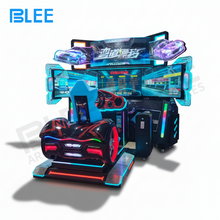 Triple Racing Simulator BLEE Curve Drift Triple (3x49-inch) Triple-Station Drift Racing ...