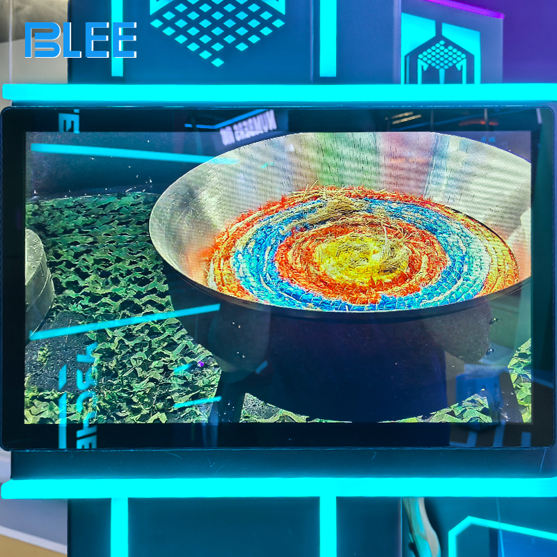 Professional control console with target speed adjustment, distance settings, and game mode selection