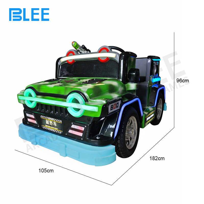 Complete display of BLEE All-Terrain Square Adventure Vehicle showcasing versatile design with premium oversized wheels