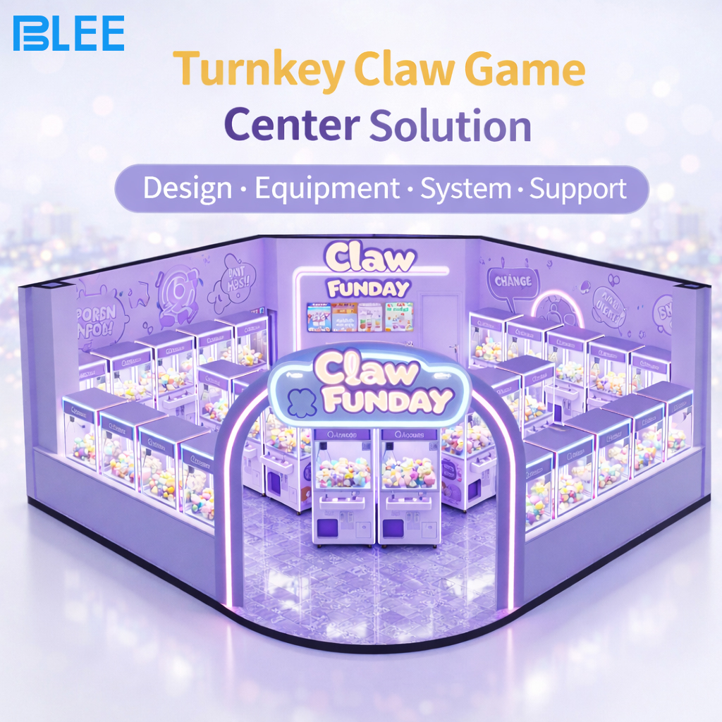 BLEE Turnkey Claw Machine Store Solution