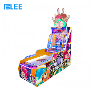 Player executing controlled ball roll with precise force modulation through basketball hoop target