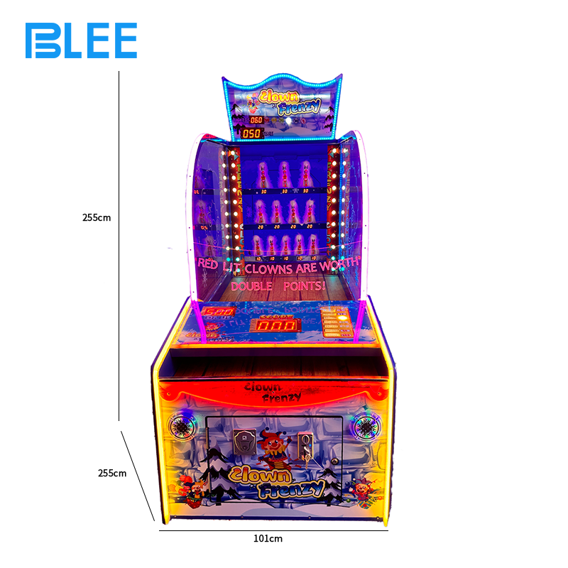 Player interacting with the BLEE Crazy Clown 2nd Gen game, showcasing user engagement and excitement.