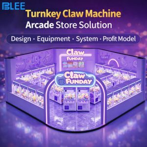 BLEE turnkey claw machine store solution