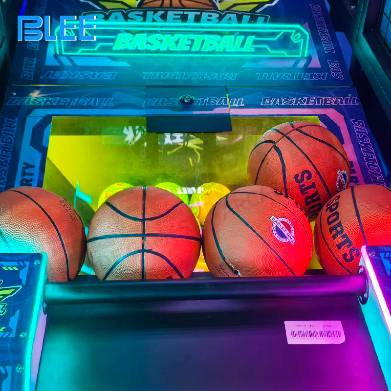 Multi-color LED lighting creating dynamic visual effects during gameplay