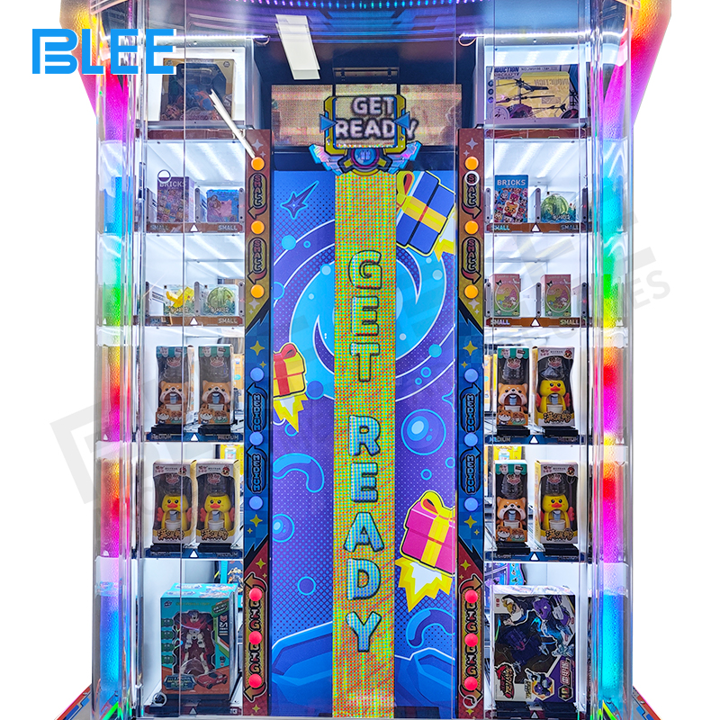 Perfect timing execution stopping indicator precisely on maximum red jackpot zone