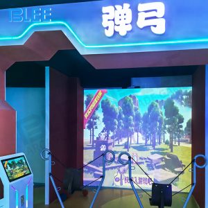 Complete BLEE Digital Slingshot Pro installation in 4x4x3 meter interactive space