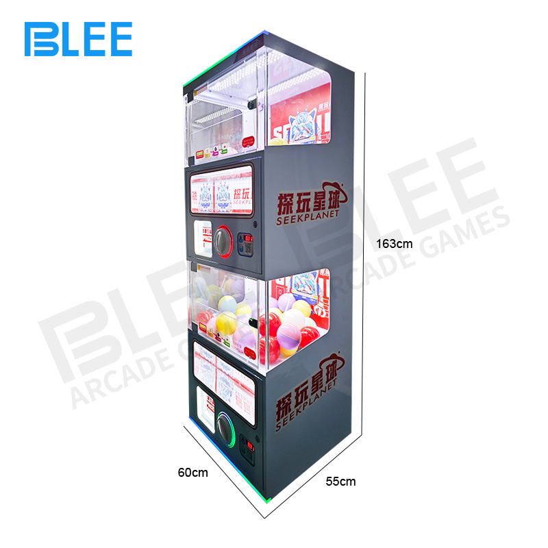 Close-up of the transparent capsule chambers displaying 100-120 available eggs across two layers