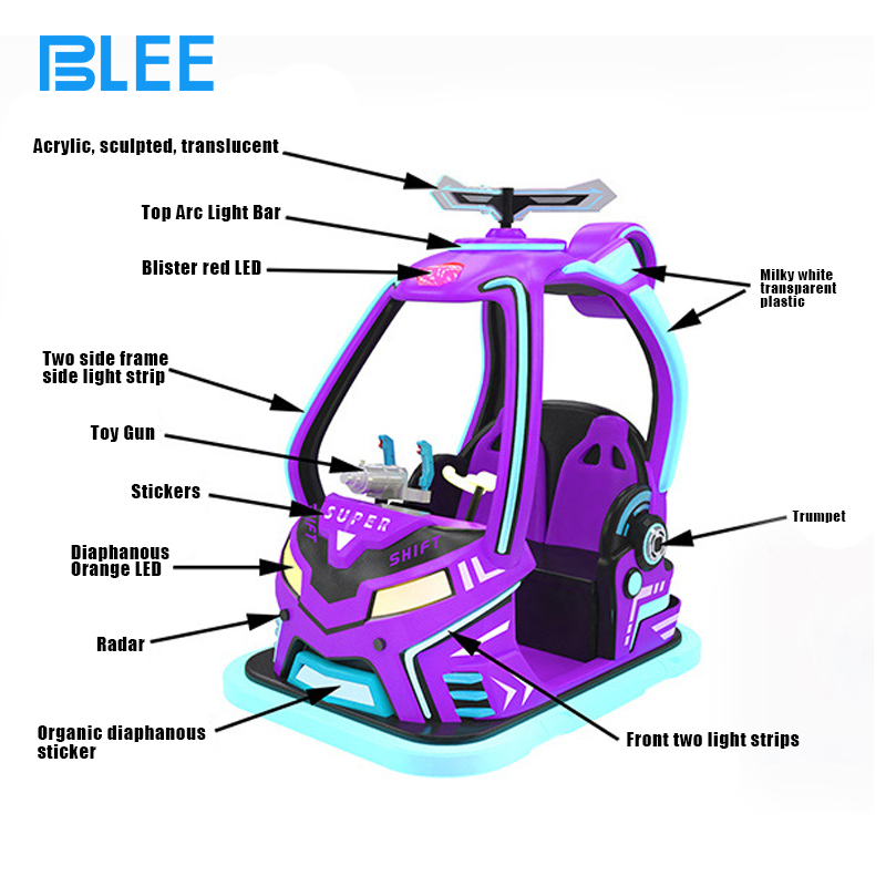 Technical display of illuminated collision-resistant undercarriage and radar avoidance system components
