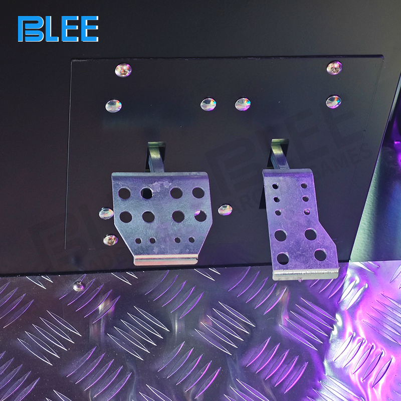 Four players engaged in a synchronized head-to-head racing competition