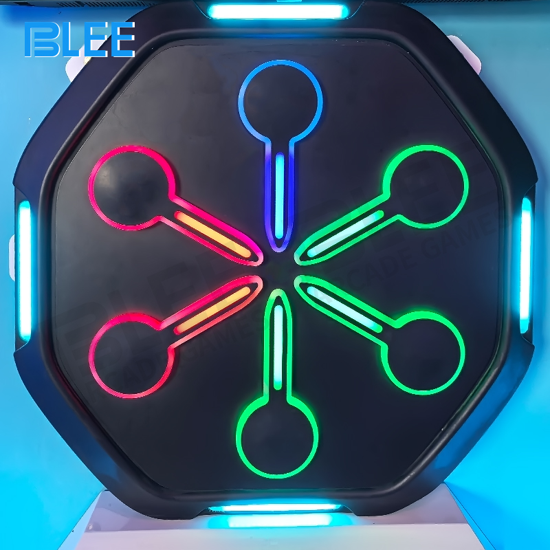 Game environment featuring cheering virtual audiences and animated referee characters