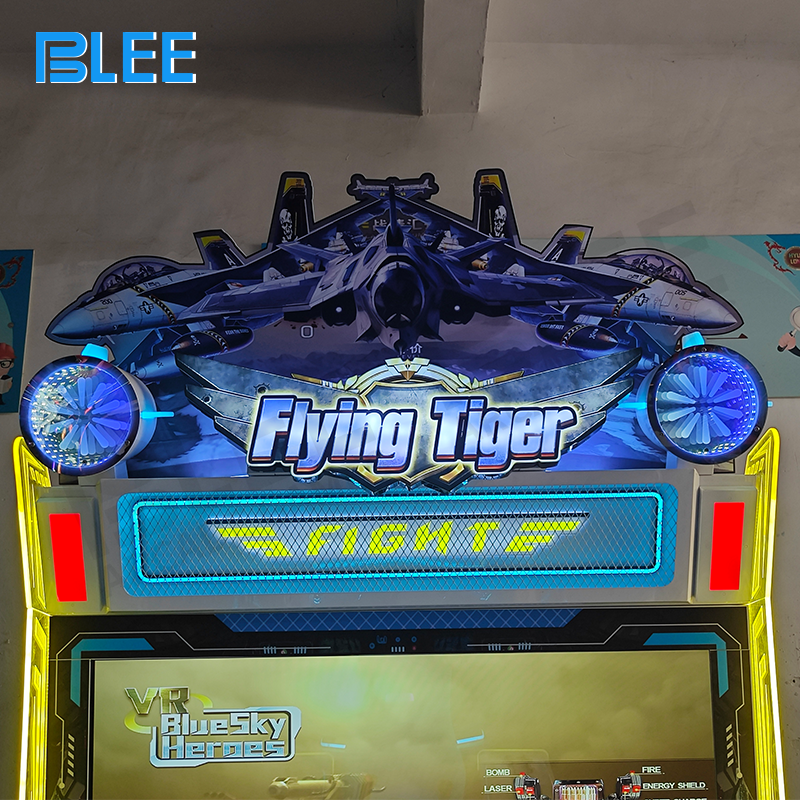 Expansive 65-inch display showing a detailed aerial combat scene over mountains