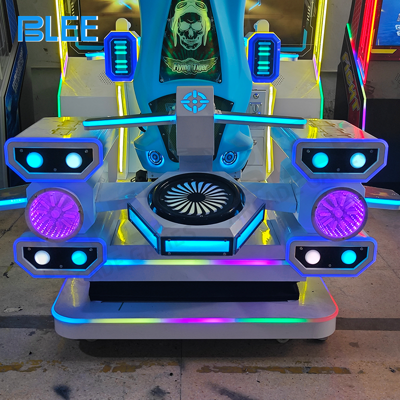 Player gripping the realistic flight stick and interacting with the throttle quadrant