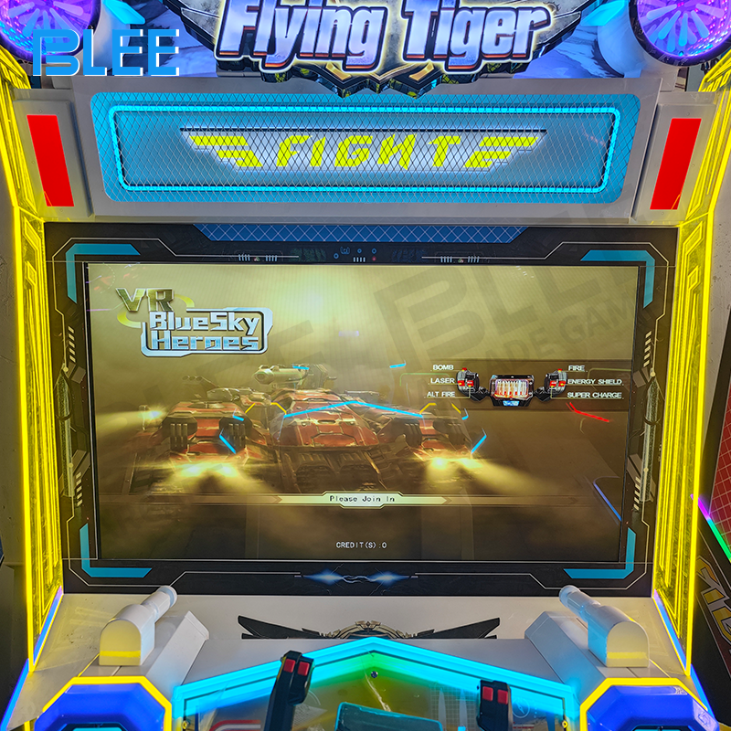 Wide-angle view of the immersive cockpit environment and wraparound display effect