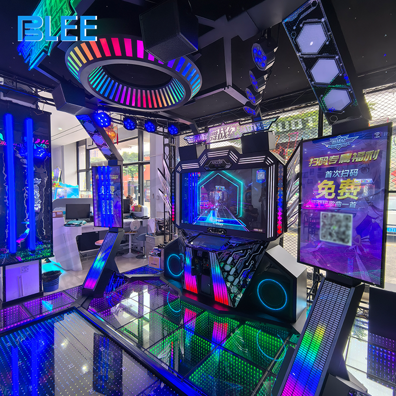 Professional venue installation creating complete dance entertainment zone