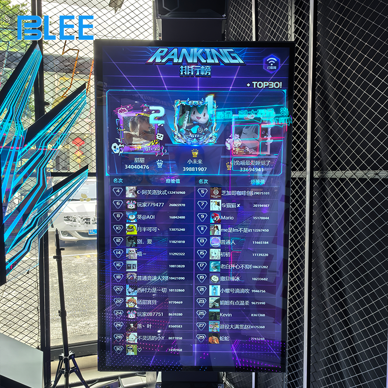 65-inch high-definition main display providing immersive visual feedback