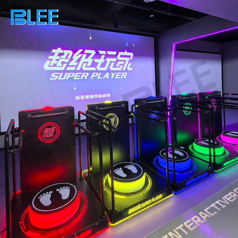 interactive gaming arena Pressure-sensitive balance platform detecting subtle movements for game control