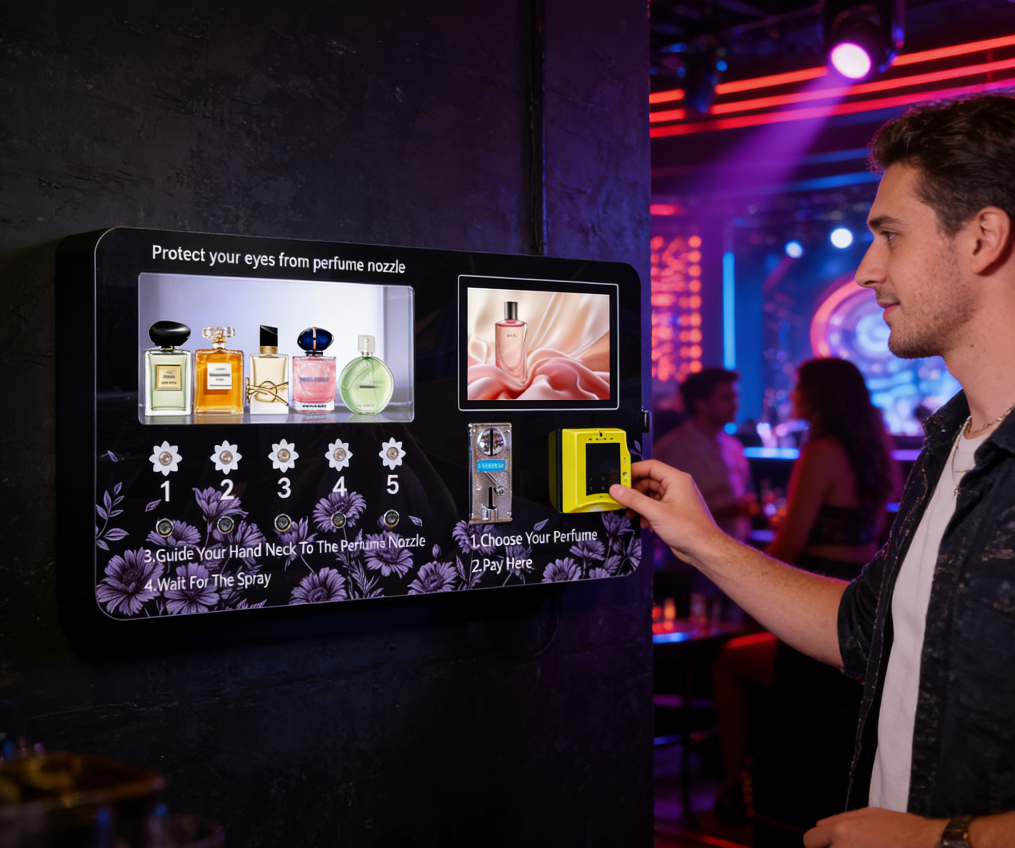 Start a Perfume Vending Machine Business in Shopping Malls