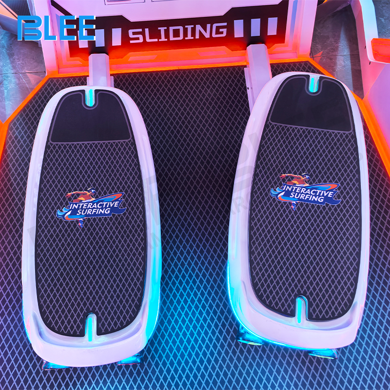 LED matrix display showing real-time challenge updates and progression indicators