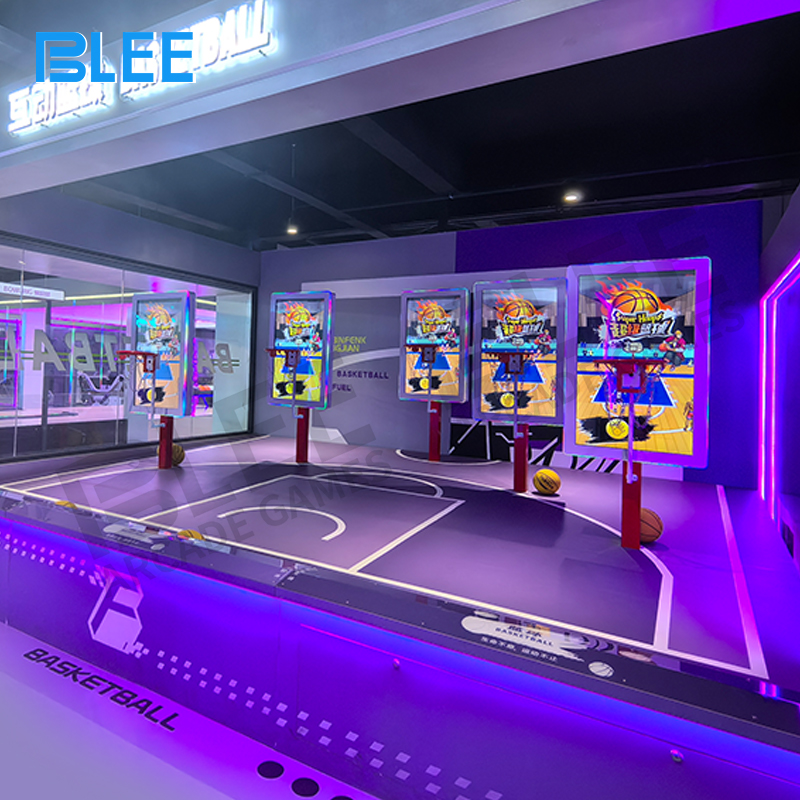 professional shooting arena Group competition atmosphere with multiple players challenging each other's skills