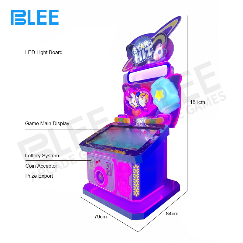 Side angle showing compact 79x84x181cm dimensions and ergonomic player positioning design