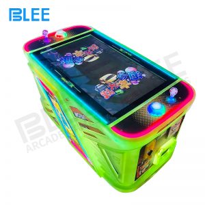 Gameplay moment showing bubble shield activation and projectile launching