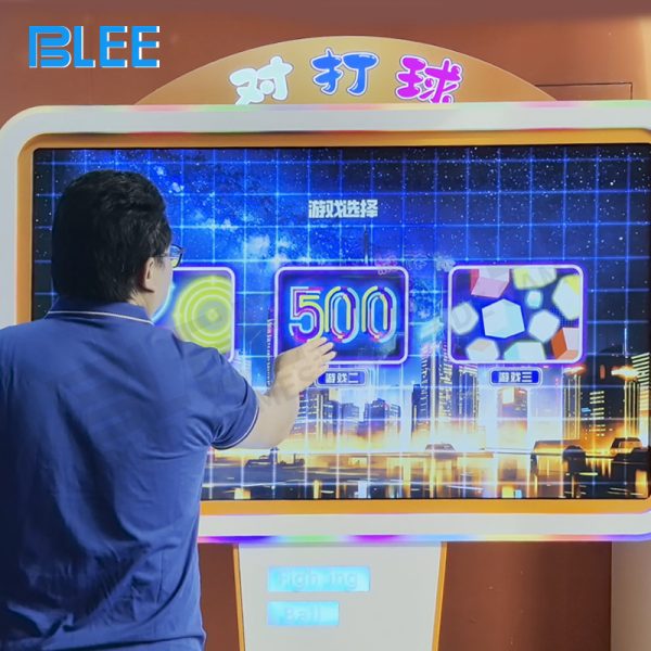 Target Interact Game BLEE Screen Strike Game Dual-Screen Ball Throwing Arena Interactive ...