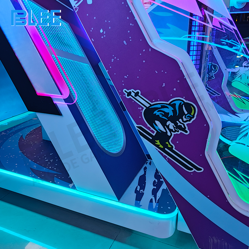 Dynamic blizzard and snowfall weather effects rendered on screen