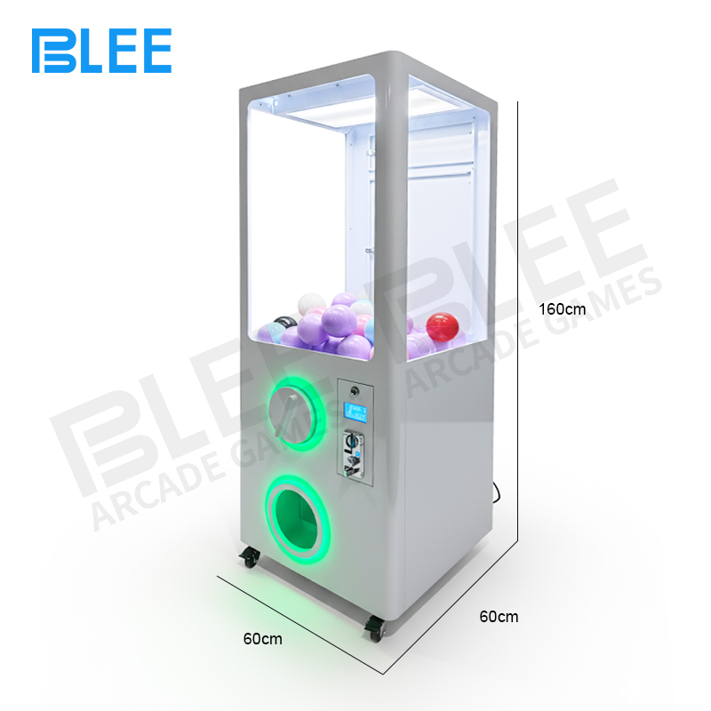 Transparent acrylic and tempered glass construction showcasing capsule collection